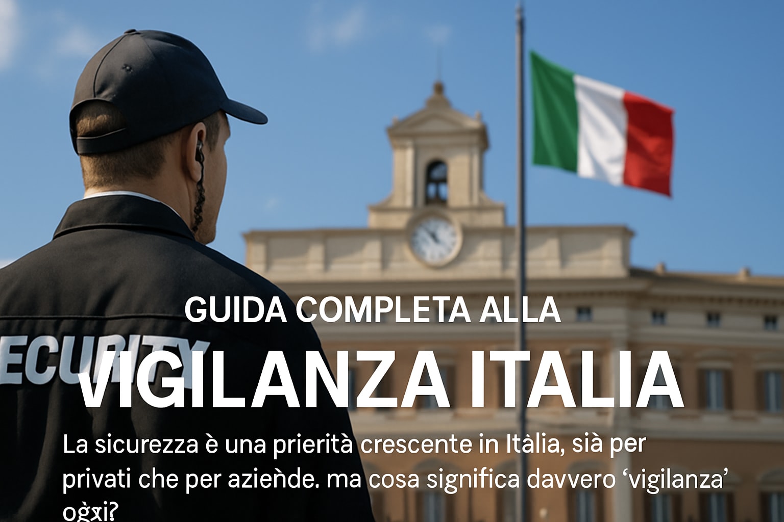 Vigilanza Italia: Guida Completa 2026