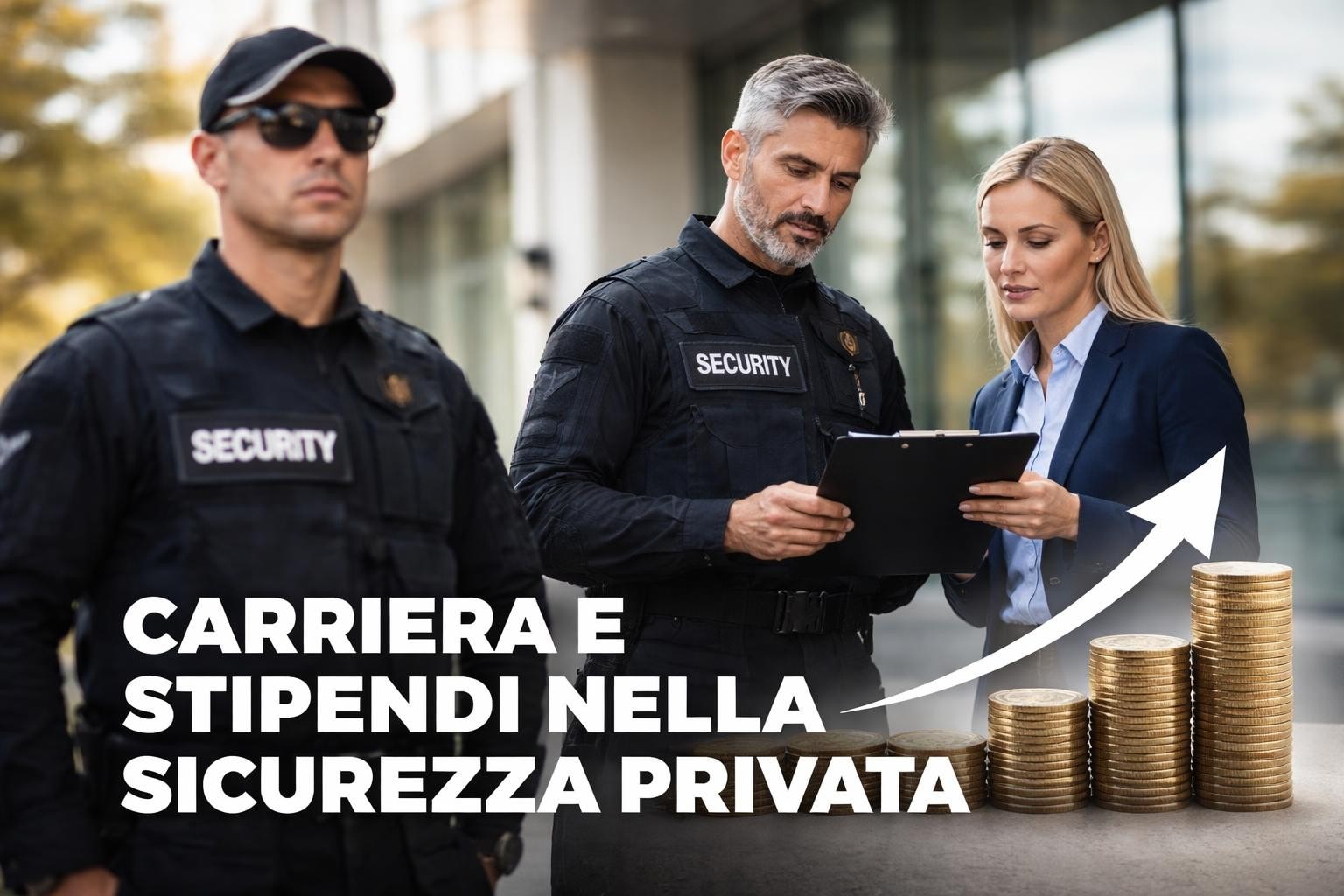 Stipendio guardia giurata armata: quanto si guadagna nel 2026