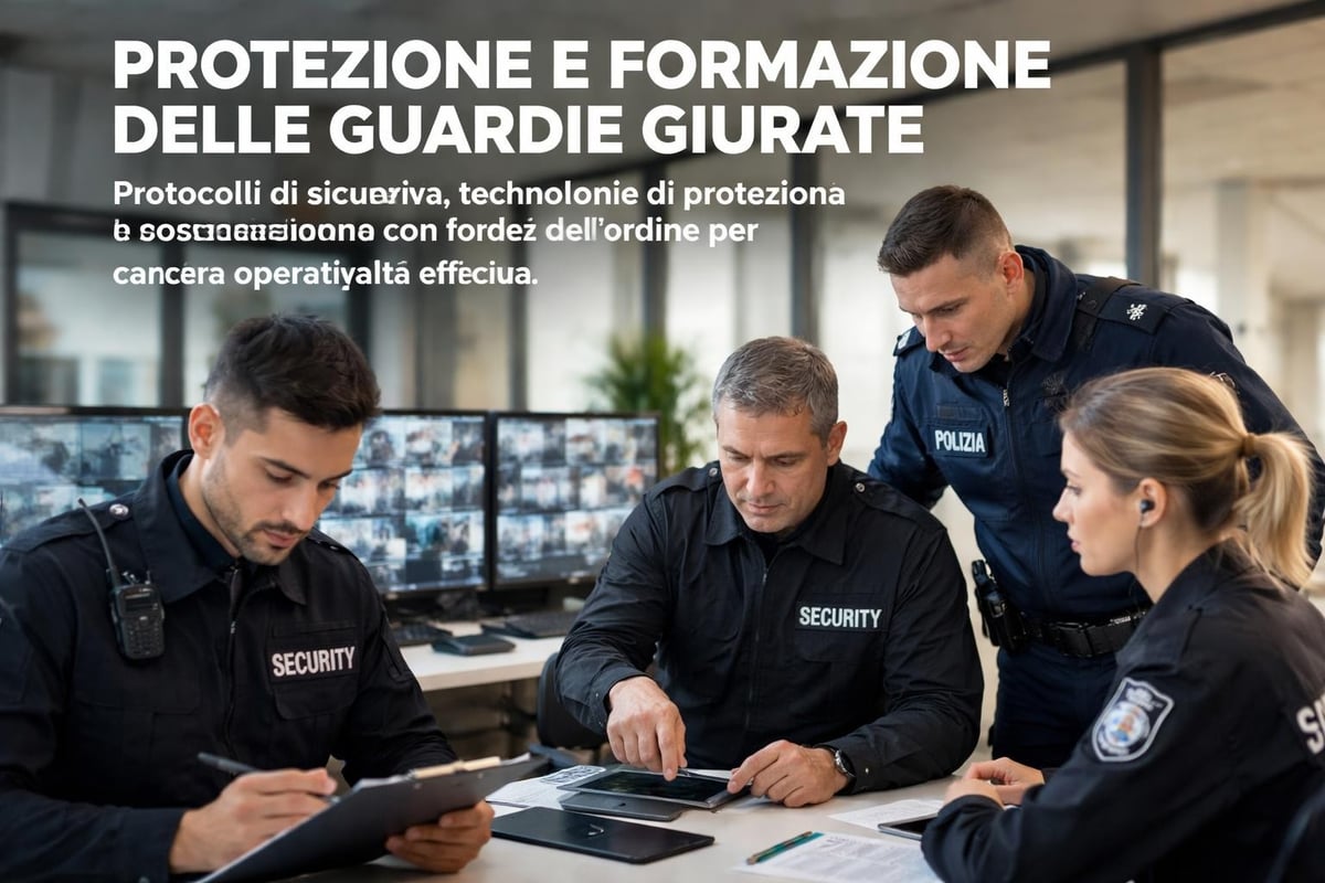 Sicurezza operatori vigilanza